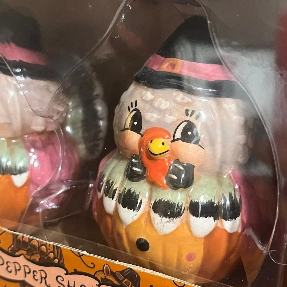 Johanna Parker Fall Thanksgiving Turkey Salt & Pepper Shakers